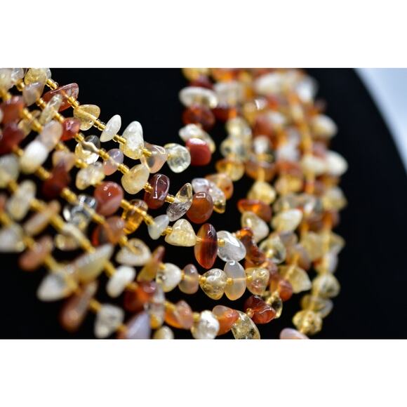 Alexander Kalifano Necklace NWT Natural Gemstone Statement Heavy Layered Bin3 - Picture 8 of 12